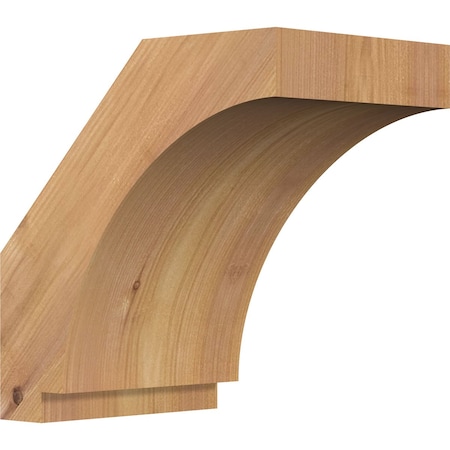 Ekena Millwork 5 1/2"W x 8"D x 8"H Imperial Smooth Knee Brace, Western Red Cedar BRC06X08X08IMP00SWR